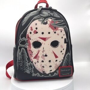 Loungefly Mini Backpack Friday the 13th Jason Mask Exclusive Bag